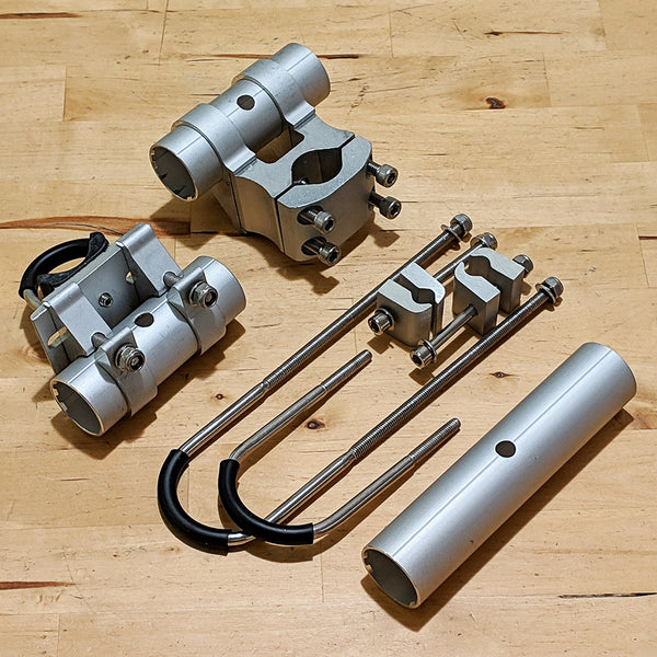 Longboard Rack Mounting Set (All 3 Mounts) - Moved By Bikes (MBB)