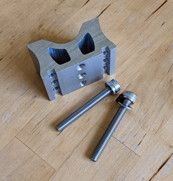 Seatpost Block with Tube Clamp Bolts V2