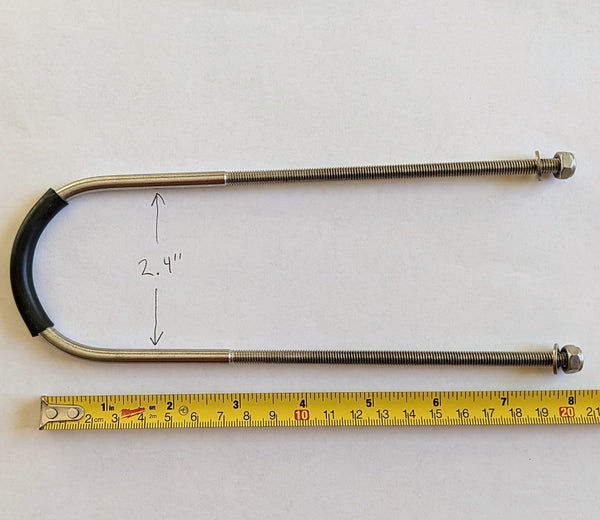 Head Tube Mount U-Bolt - Small, Medium, Large