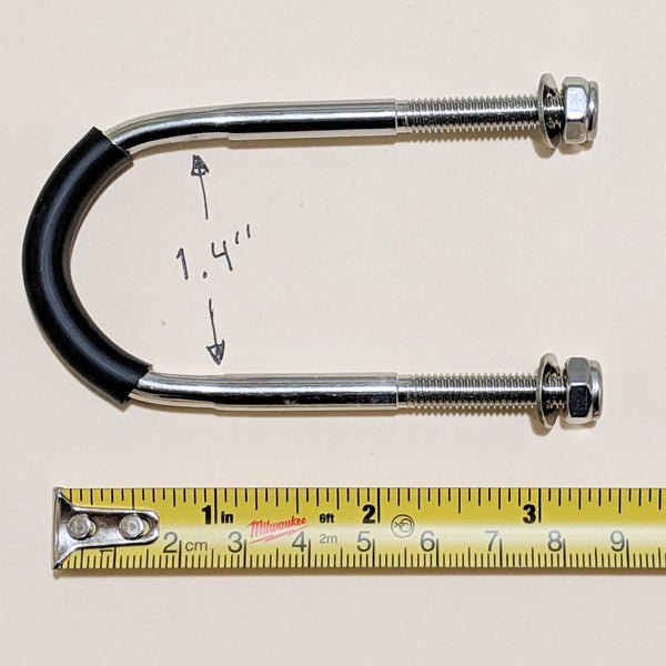 Longboard Rack U-Bolt - Small, Medium, Large - Moved By Bikes (MBB)