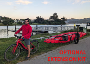 MBB SUP and Kayak Trailer V2 - Aluminum Frame - Moved By Bikes (MBB)