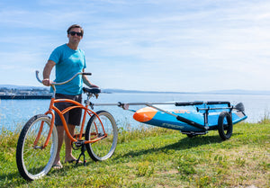 MBB SUP and Kayak Trailer V2 - Aluminum Frame - Moved By Bikes (MBB)