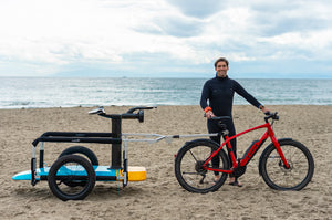 MBB SUP and Kayak Trailer V2 - Aluminum Frame - Moved By Bikes (MBB)