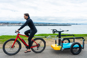MBB SUP and Kayak Trailer V2 - Aluminum Frame - Moved By Bikes (MBB)