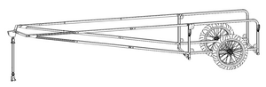 MBB SUP and Kayak Trailer V2 - Extension Kit - Moved By Bikes (MBB)