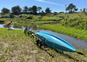 MBB SUP and Kayak Trailer V2 - Aluminum Frame - Moved By Bikes (MBB)
