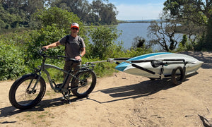 MBB SUP and Kayak Trailer V2 - Aluminum Frame - Moved By Bikes (MBB)
