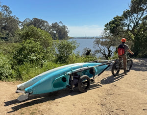 MBB SUP and Kayak Trailer V2 - Aluminum Frame - Moved By Bikes (MBB)