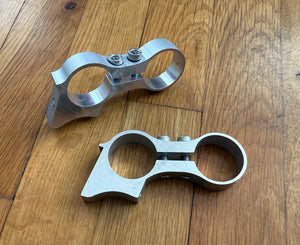Tube Clamp Set Keyed Base, Flat Base, or Double (pair) - Moved By Bikes (MBB)