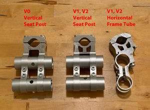 Shortboard Rack Mounting Set - Moved By Bikes (MBB)