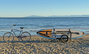 MBB SUP and Kayak Trailer V2 - Aluminum Frame - Moved By Bikes (MBB)
