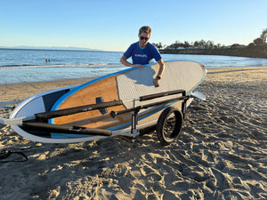 MBB SUP and Kayak Trailer V2 - Aluminum Frame - Moved By Bikes (MBB)