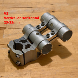 Shortboard Rack Mounting Set - Moved By Bikes (MBB)