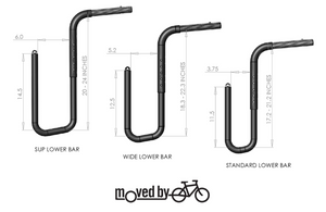 MBB Wide Lower Bar Set - Moved By Bikes (MBB)