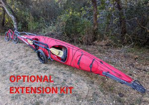MBB SUP and Kayak Trailer V2 - Aluminum Frame - Moved By Bikes (MBB)