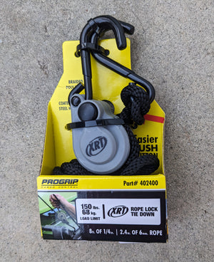 XRT 1/4" Rope Lock, 8', Black - Moved By Bikes (MBB)