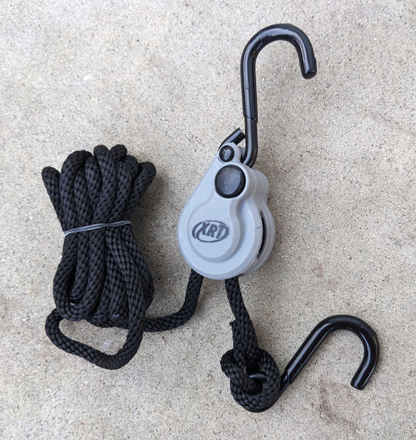 XRT 1/4" Rope Lock, 8', Black