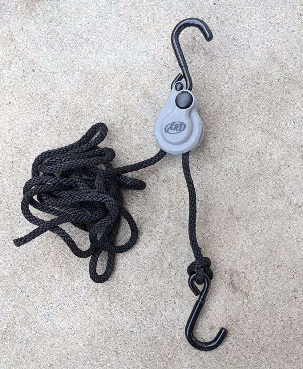 XRT 1/4" Rope Lock, 8', Black