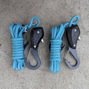 Particle Cord Lock Set (pair), 6' - Moved By Bikes (MBB)