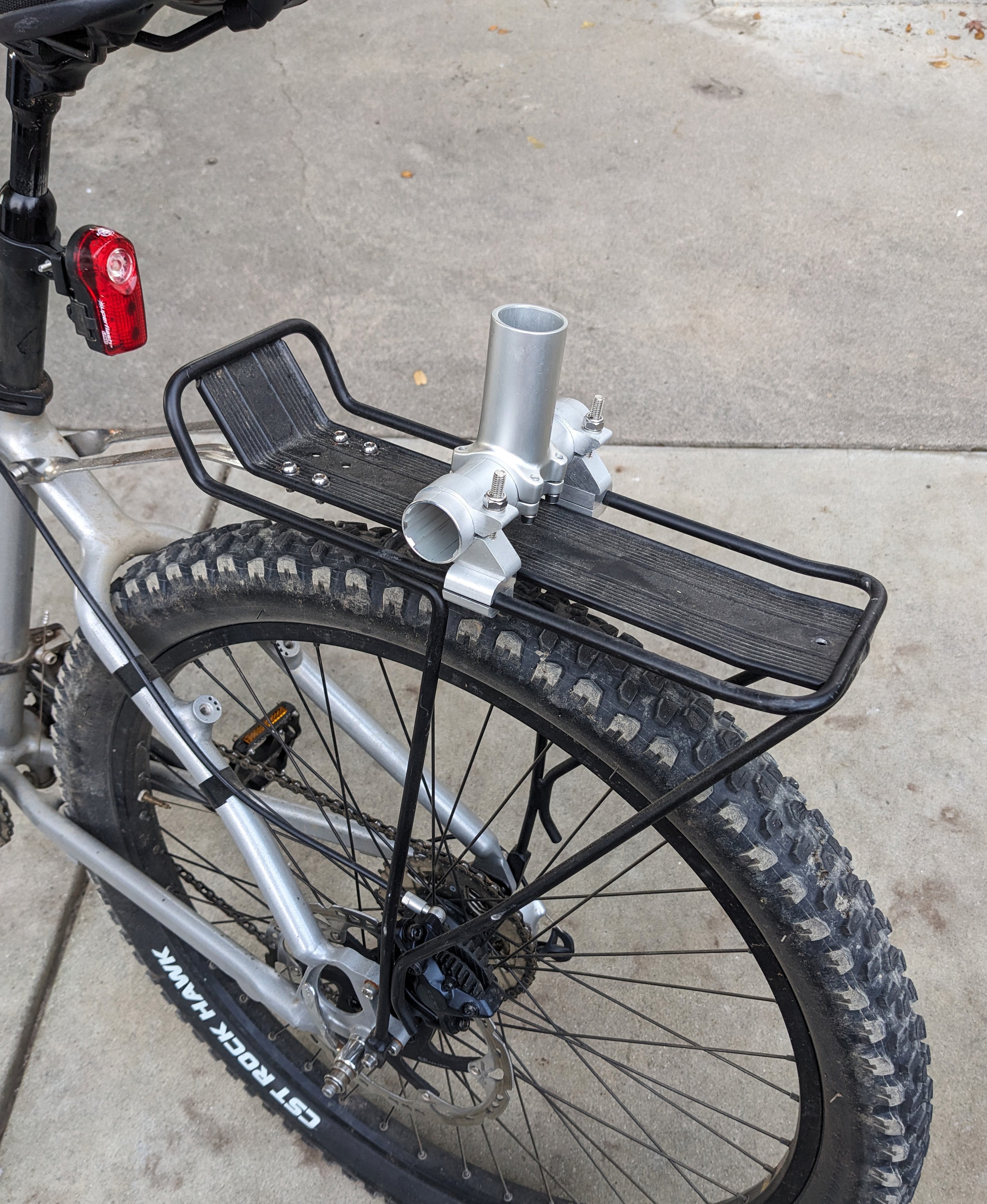 Rear Rack Post Adapter Kit for SUP / Kayak Trailer – Moved By Bikes (MBB)