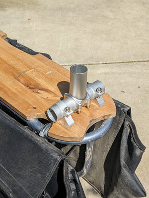 Rear Rack Post Adapter Kit for SUP / Kayak Trailer - Moved By Bikes (MBB)