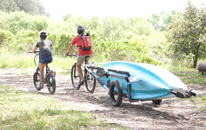 MBB SUP and Kayak Trailer V2 - Aluminum Frame - Moved By Bikes (MBB)