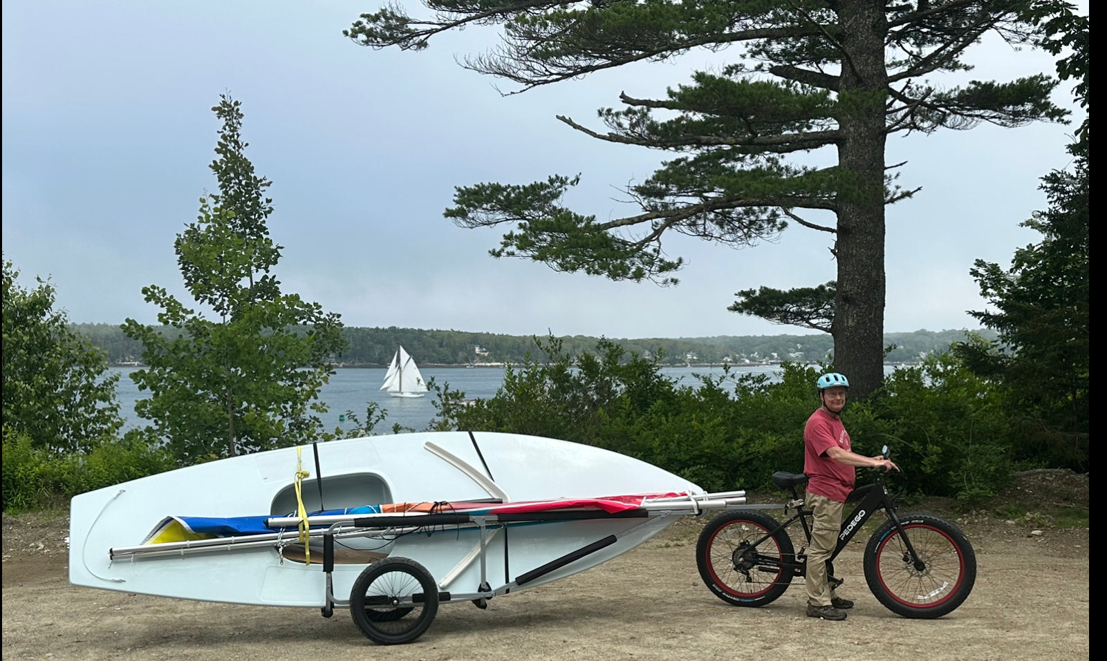 Kayak/Bicycle Trailer …  Kayak bike trailer, Kayak trailer, Kayak