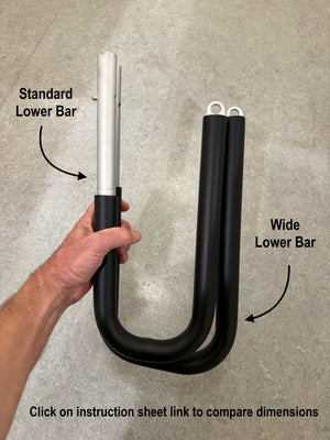 MBB Wide Lower Bar Set - Moved By Bikes (MBB)