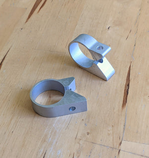Tube Clamp Set Keyed Base and Flat Base (pair) - Moved By Bikes (MBB)